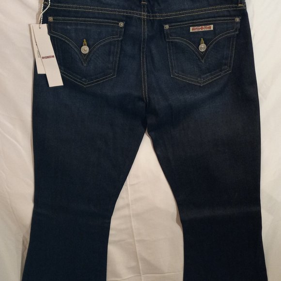 HUDSON - FLARE JEANS - FERRIS FLAP - DENIM - SIZE 27 (NWT) - Picture 2 of 3